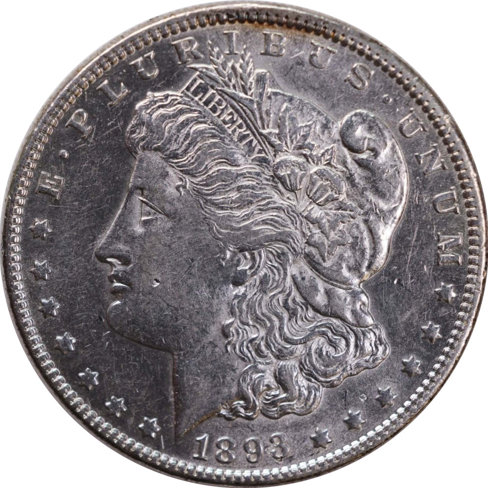 1893-$1-Morgan-Silver-Dollar-#2